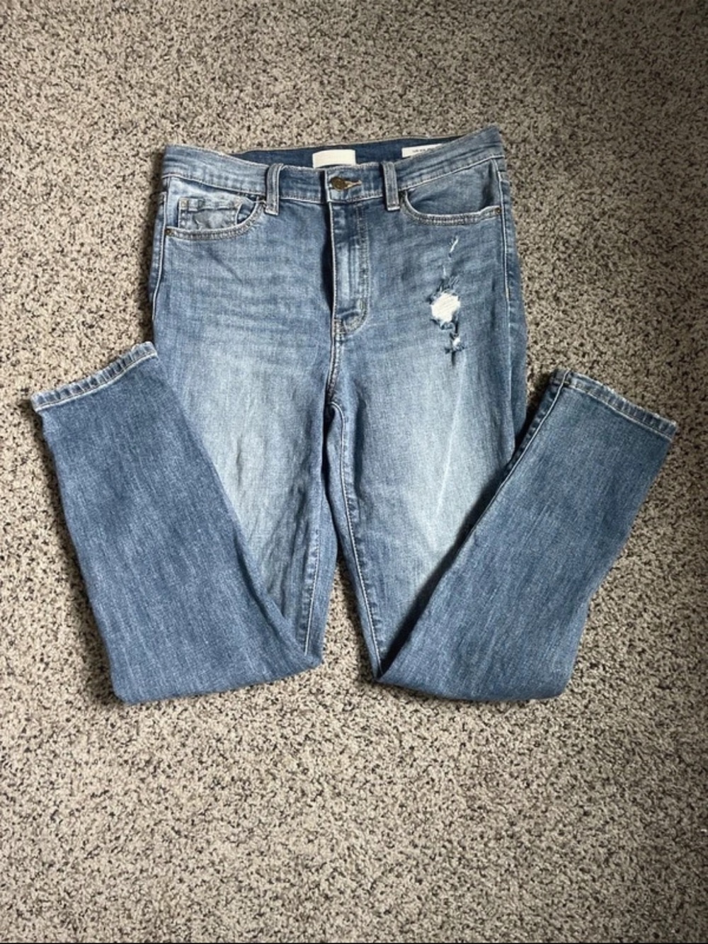 Distressed Mom Jeans